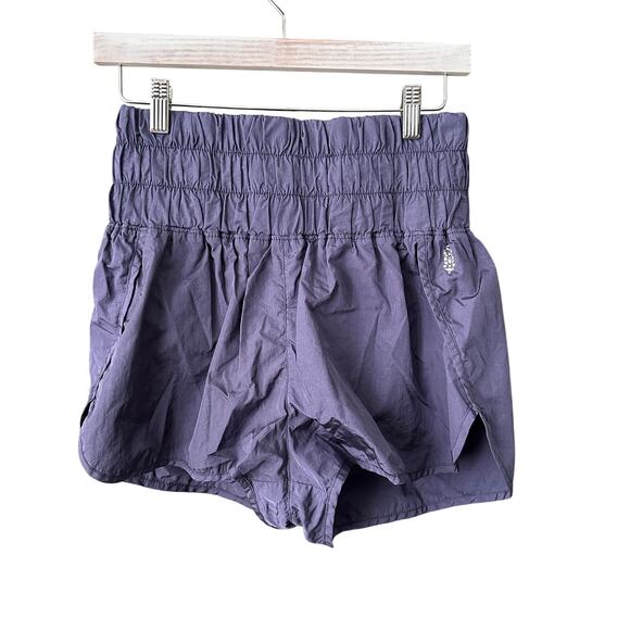 Free People Movement Purple Blue Shorts - Large - Picture 1 of 5